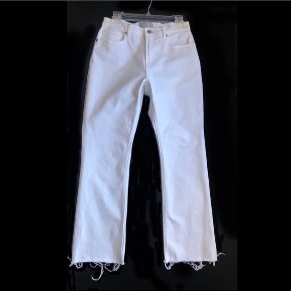 EVERLANE HIGH RISE RAW HEM CROP JEANS - Picture 4 of 9